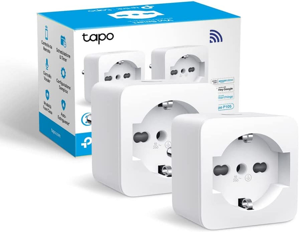 Pack 2x Presa Intelligente WiFi 16A Smart Plug Offerta Speciale