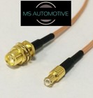 Sma Female To Mcx Male Sat Nav Dab Gps Aerial Adapter Connector Cable