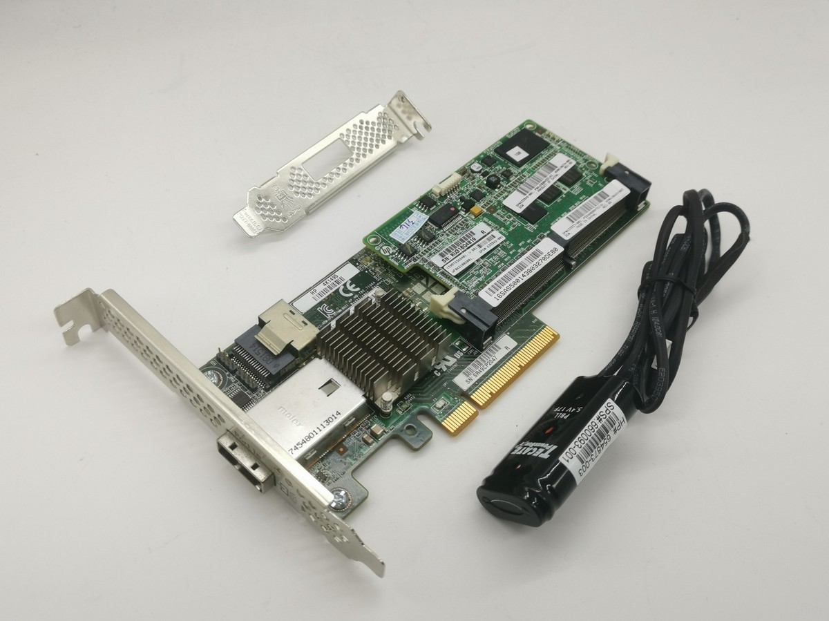 HP 633537-001 Smart Array P222 1GB FBWC 1-Port PCI-E SAS RAID
