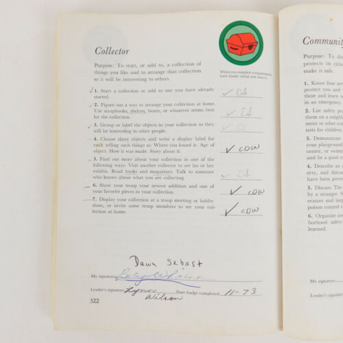 Manuale Junior Girl Scout 1971 Vintage - Foto 5 di 9