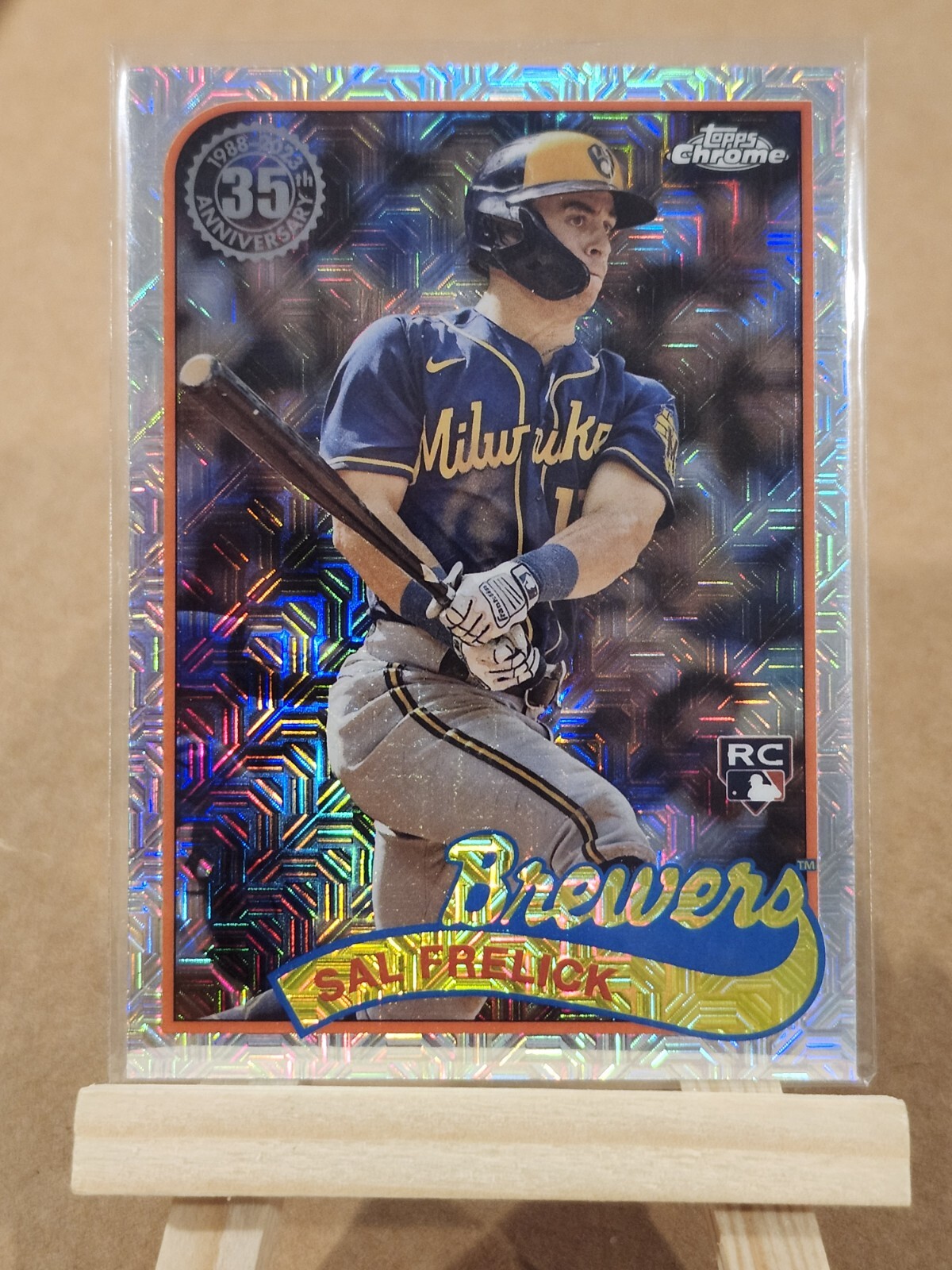 Sal Frelick 2024 Topps Series 1 #T89C-16 RC 1989 Mojo Silver Pack