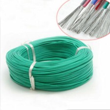 Silicone Cable Flexible Wire 12 - 30AWG Copper Tinned HIGH TEMP UL3135 - Green