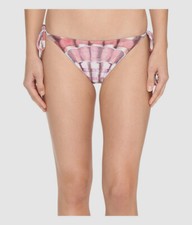  110 Mara Hoffman Women's Pink Shells Side Tie Bikini Bottoms Swimwear Size L
