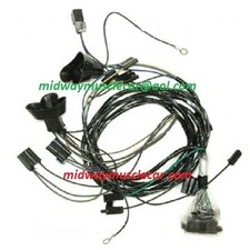 Front End Headlight Lamp Wiring Harness 66 Pontiac Gto Lemans Tempest 1966