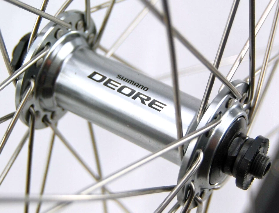 Vorderrad Mach1 240-Shimano Deore Nabe 28/29" Hohlkammerfelge geöst schwarz QR - Bild 2 von 3