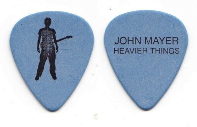 2x JOHN MAYER SIGNATURE BLUE GUITAR PICK 2003 Heavier Things Tour ~ TWO PICKS ~ 