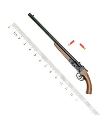 E36 1/6 Scale HOT Micro Black Long Barrel Shotgun with Bullets 12" Dolls TOYS