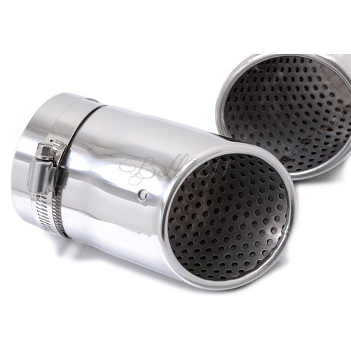 For Subaru Forester 2010-2014 Stainless Exhaust Tail End Pipes Muffler Tips - Picture 4 of 7