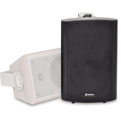 Adastra 2 x Power Aktiv Stereo Lautsprecher 60W System in Silber Weiß oder Schwarz 
