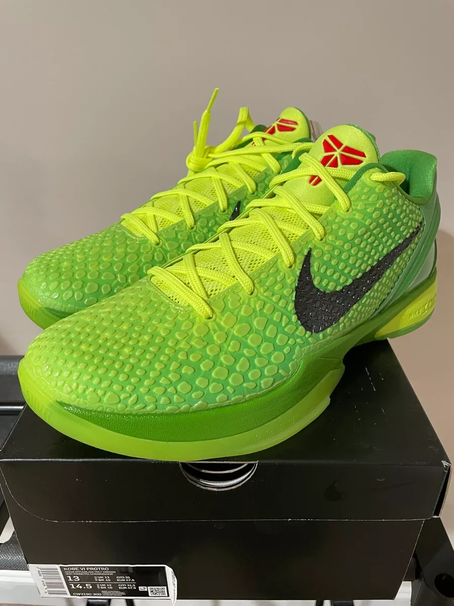 Nike, Shoes, Nike Kobe 6 Protro Apple Green Grinch