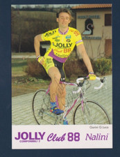 CYCLING Cycling Card GORINI G. LUCA Team JOLLY CLUB 88 NALINI Signed