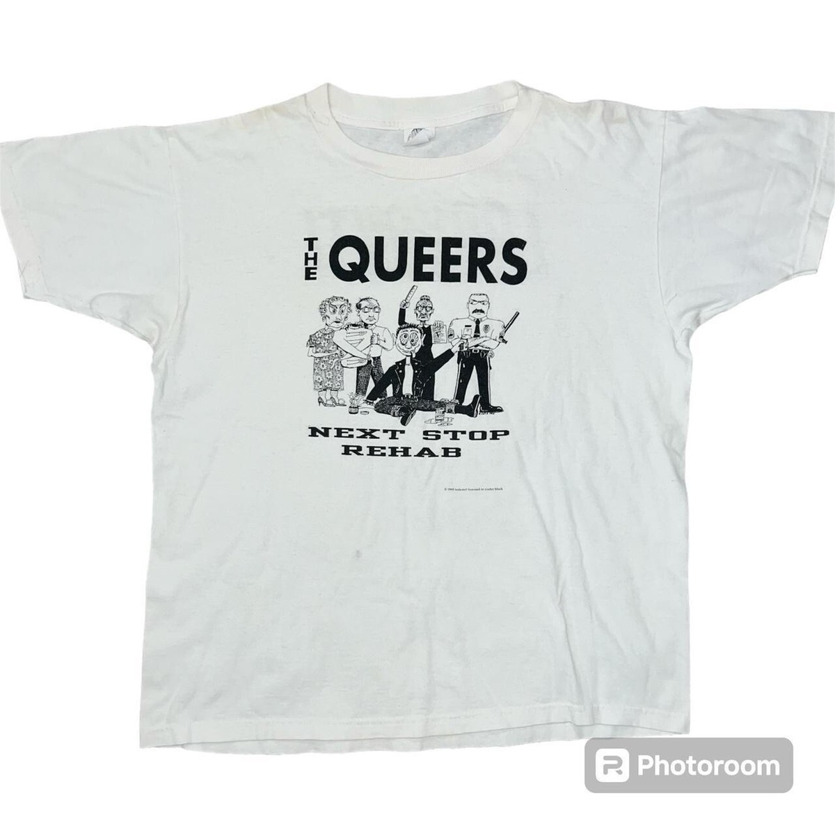 Vintage 90s The Queers Next Stop Rehab Lookout! Records Rock