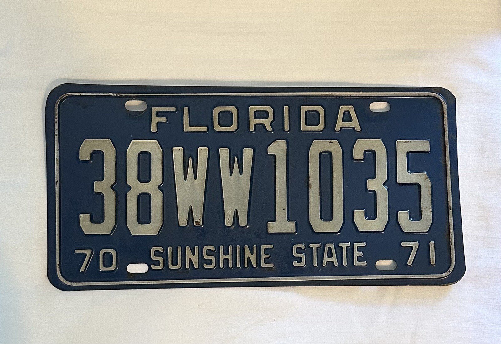 19701971 Vintage Unrestored Florida License Plate Monroe County eBay