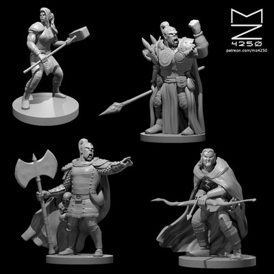 ORC   Halb Orc Orog Ork Monster Beast für D&D HeroQuest (32mm)   by MZ4250