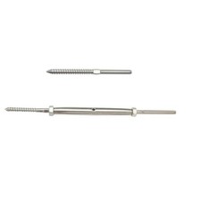 Goujon à vis à décalage 316 SS pour garde-corps de câble - pour câble 1/8" COMBO