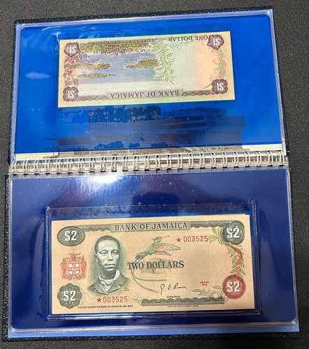 ๐ฏ๐ฒ Jamaica 1976 #4014 Banknote UNC P-CS1 Specimen Set w/Case & COA - Picture 4 of 8