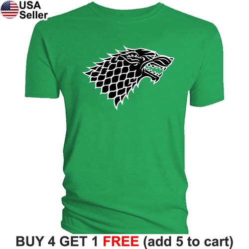 Game of Thrones Stark T-Shirt House Dire Wolf Winter is Coming Direwolf Men GoT - Picture 30 of 34