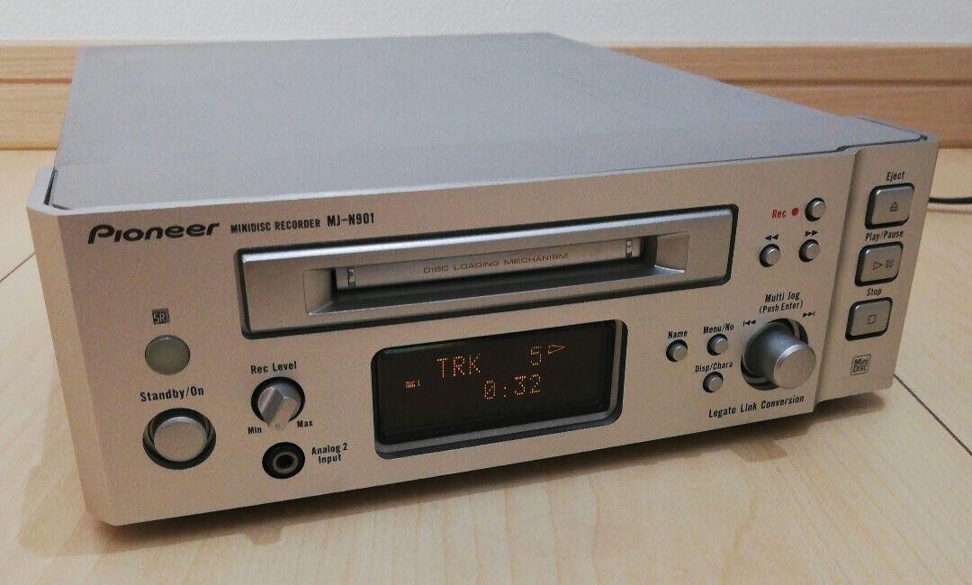 Pioneer MJN901 High specs MiniDisc Recorder player Tested Working with