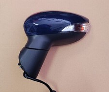 AUßENSPIEGEL Spiegel LINKS elektrisch Für FORD FIESTA JA8 08 - 13  BLAU klappbar