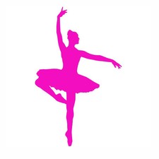 BALLERINA DANCER VINYL DECAL STICKER DANCE GIRL BALLET CHOOSE COLOR AND SIZE