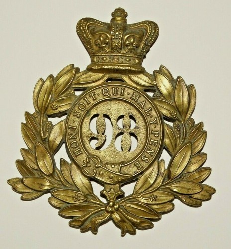 BRITISH MILITARY CAP BADGES, The 98th 
