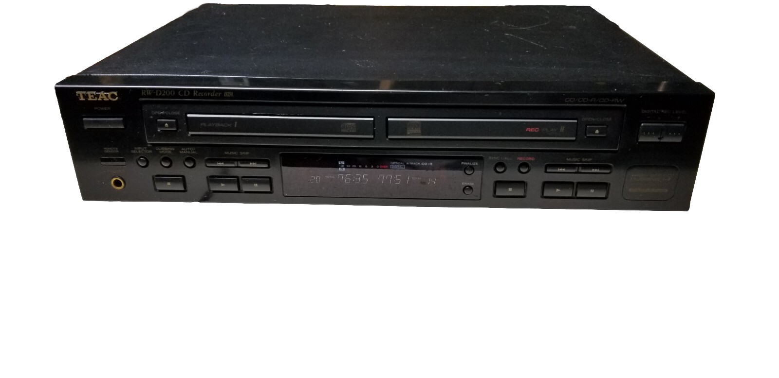 TEAC RW D200 CD Player Recorder CD Burner eBay