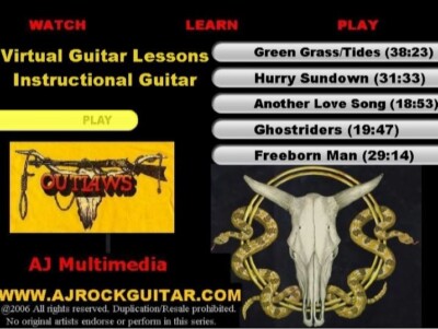 Learn guitar style of OUTLAWS - instructional DVD