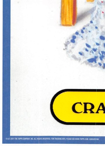 GARBAGE PAIL KIDS 2011 FLASHBACK SERIES 2 PICK-A-CARD YELLOW BASE STICKERS TOPPS - Picture 113 of 321