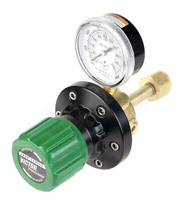Victor elc4-125-540r High Capacity Liquid Cylinder Oxygen Regulator, 5-125 psig 
