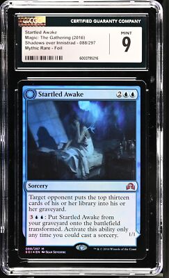 STARTLED AWAKE Shadows Over Innistrad Foil Mythic CGC 9 MTG [Nostalgium]