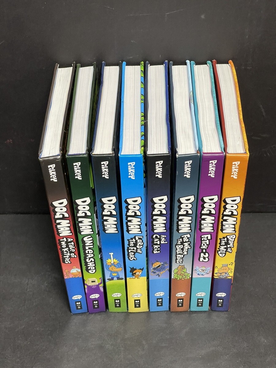 DOGMAN 8冊 送料込み Lot of 8 Dog Man Books by Dav Pilkey Hardcover Set Books | eBay