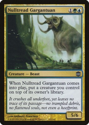 Nulltread Gargantuan Alara Reborn Light Play MTG Magic DNA GAMES