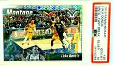 2019 Panini Mosaic Montage Fast Break Silver-Luka Doncic #20  PSA 10 : Mavericks
