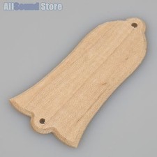 Hosco MAPLE Wood Bell Shaped Truss Rod Cover for Gibson Les Paul Guitar or Bass