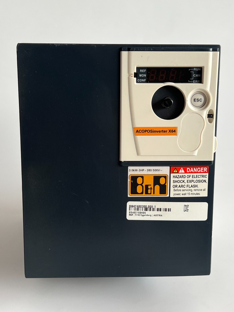 B&R Automation ACOPOSINVERTER X64 8I64T400300.00X-1 B&R Automation ACOPOSINVERTER X64 8I64T400300.00X-1