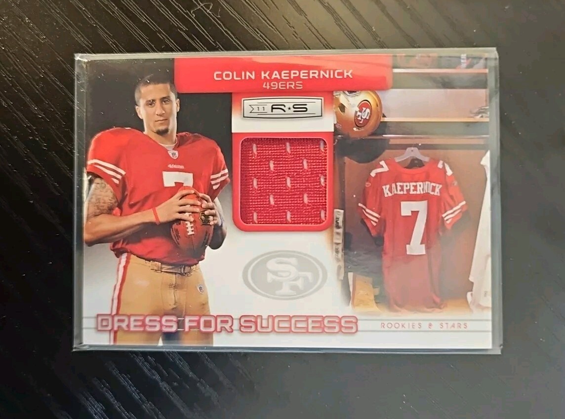 2011 Panini R&S Colin Kaepernick #13 RC Jersey Dress for Success 49ers /299