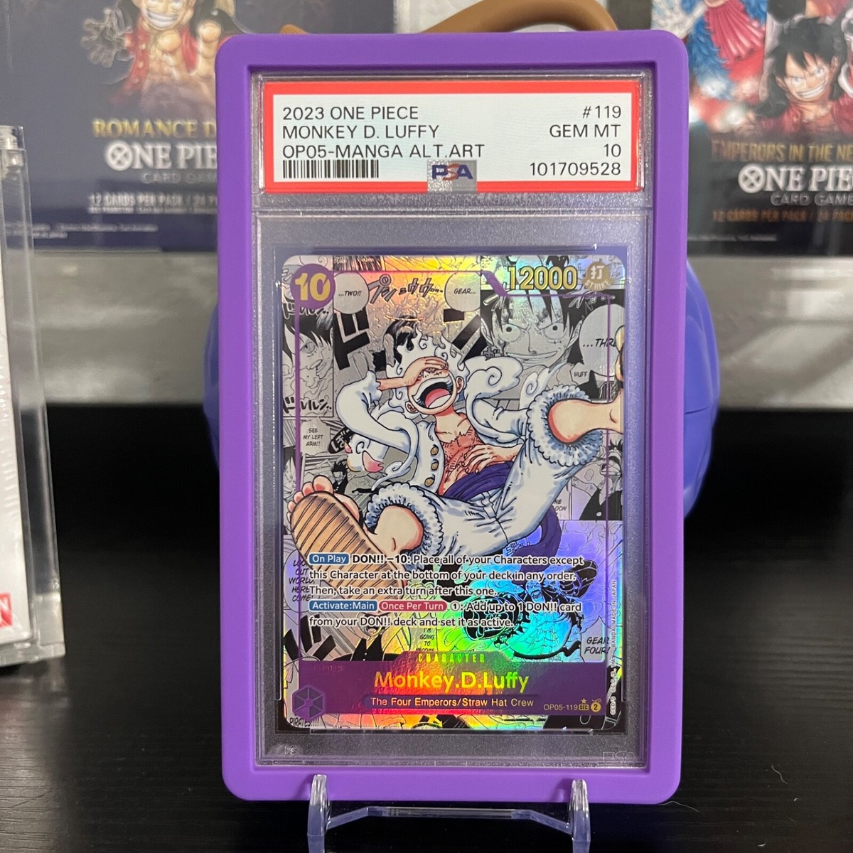 One Piece TCG English | OP05-119 Monkey D. Luffy | Manga Alt