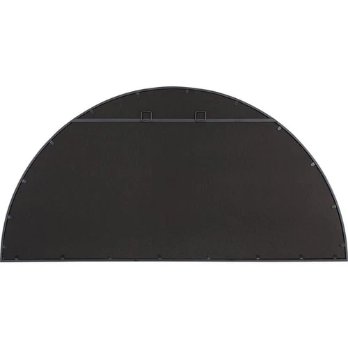 Uttermost Rousseau Contemporary Iron Metal and MDF Window Arch Mirror in Black - Picture 4 of 8