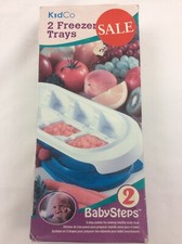 Kidco Freezer Trays Baby Food Storage Containers - 2 Pack - NEW