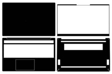 Carbon Sticker Skin Cover for HP Book Plus 16 2024 16-ag0050AU 16" Laptop Decals