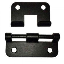 Black Steel Heavy Duty Metal Lift-Off Hinge For Removable Chest Flight Case Lids