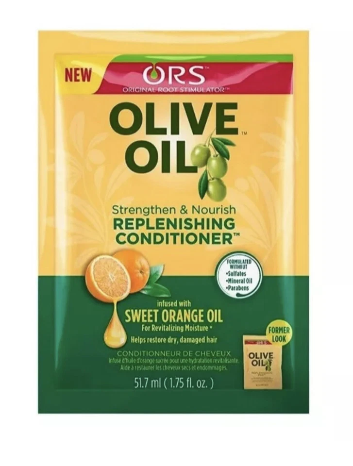 Укрепляющий и питательный восполняющий кондиционер с оливковым маслом ORS 1,75 унции - 2 УПАКОВКИ - Изображение 4 из 4