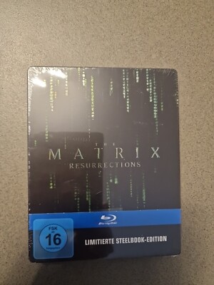 Matrix Resurrections 4 , Steelbook BLURAY , mit Keanu Reeves Neu & OVP 