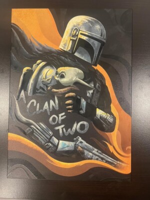 Clan of Two - Star Wars - Limited Edition Displate (219/300)