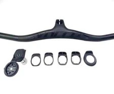 Full Carbon Fiber One-Piece Straight Stem Flat Handlebar 8/17/25 Degree