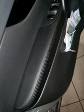 4x Interior Door Armrest Panel Leather Cover For Nissan X-Trail Rogue 2014-2018