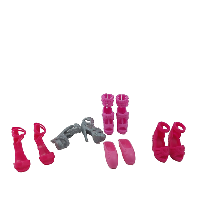 Barbie Shoe Lot Pairs plastic