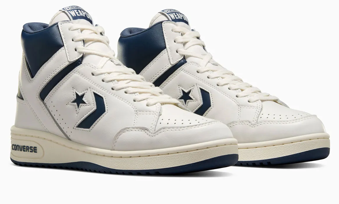 NEW Converse Weapon Vintage White Navy Old Money A09879C Larry
