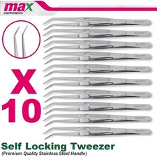 Surgical Self Locking Tweezer Cotton  Dressing Dental London College Forceps CE