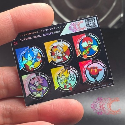 Beyblade X Stickers | Sonic Classic Collection